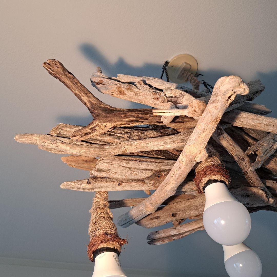 NO.L280 流木ペンダントライト 5灯 LED60W相当×5灯付 20帖OK