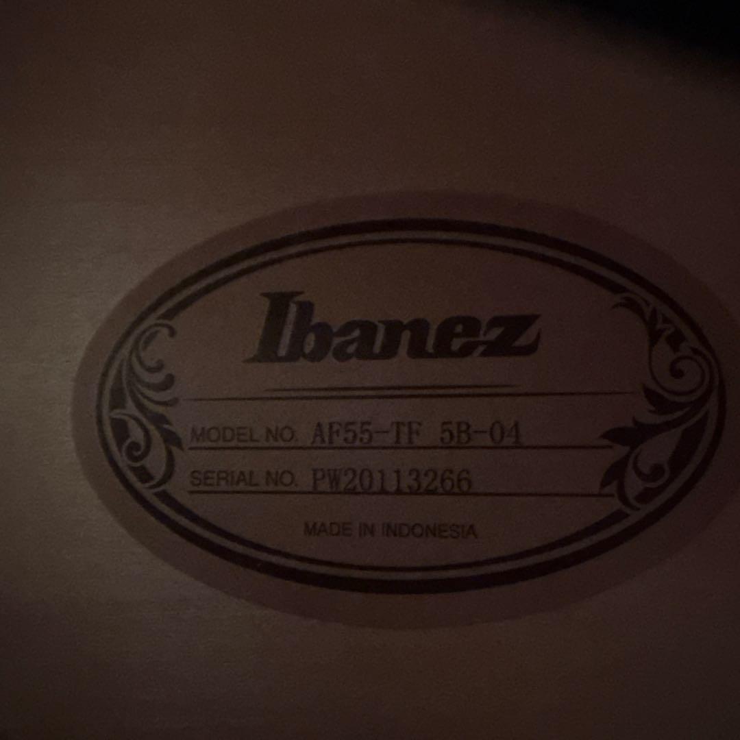 ち*し様 Ibanez アイバニーズ Artcore AF55 Hollow-B