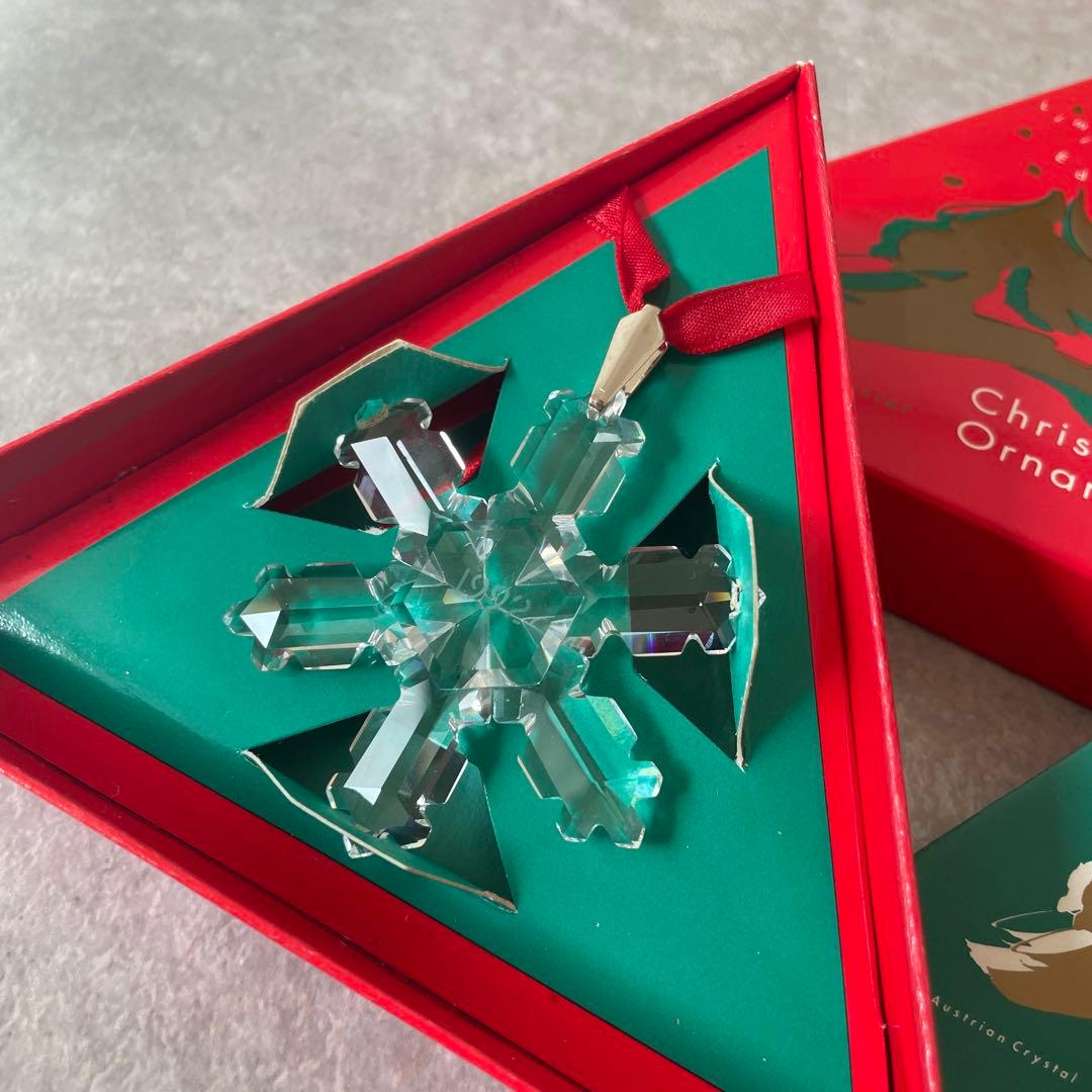 新品未使用【激レア】クリスマスオーナメント 1992年 雪の結晶 箱付きB