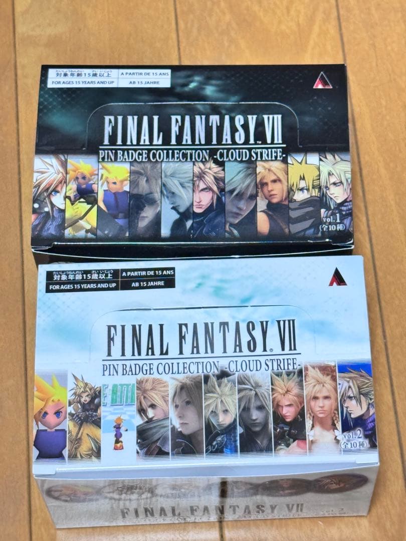 ff7 クラウド コレクション缶バッジ vol.1 vol.2 FF7 ファイナル