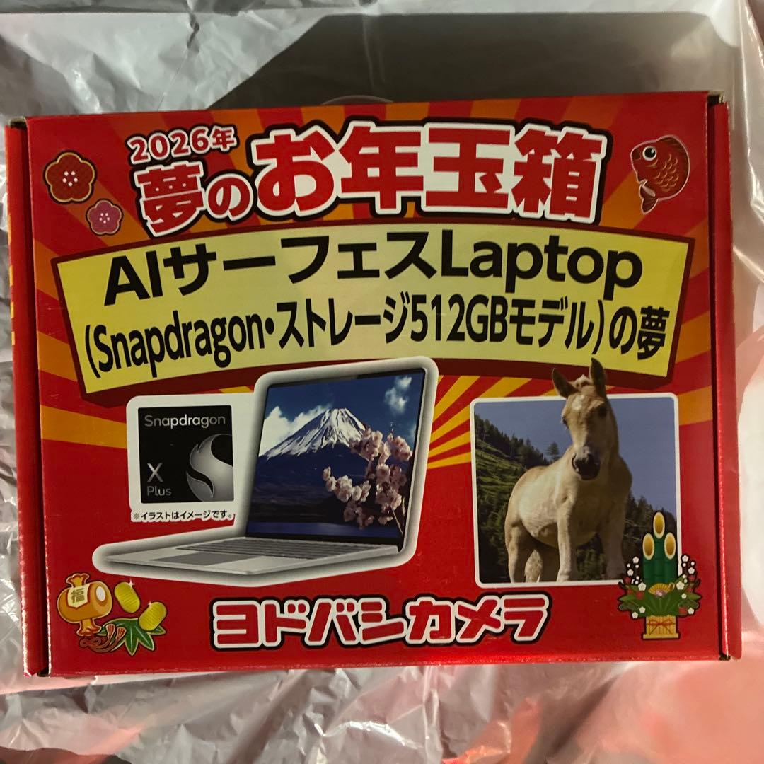 ヨドバシ 福袋 AIサーフェスLaptop Snapdragon 512GBの夢 - メルカリ
