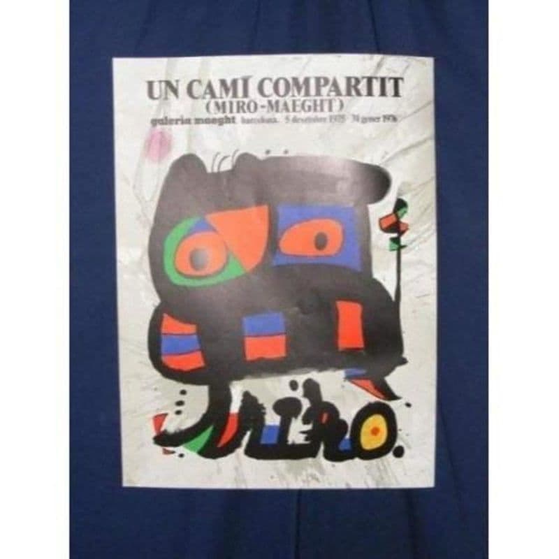 レア物 ジョアン・ミロ スペイン・バルセロナ展覧会 リトグラフ