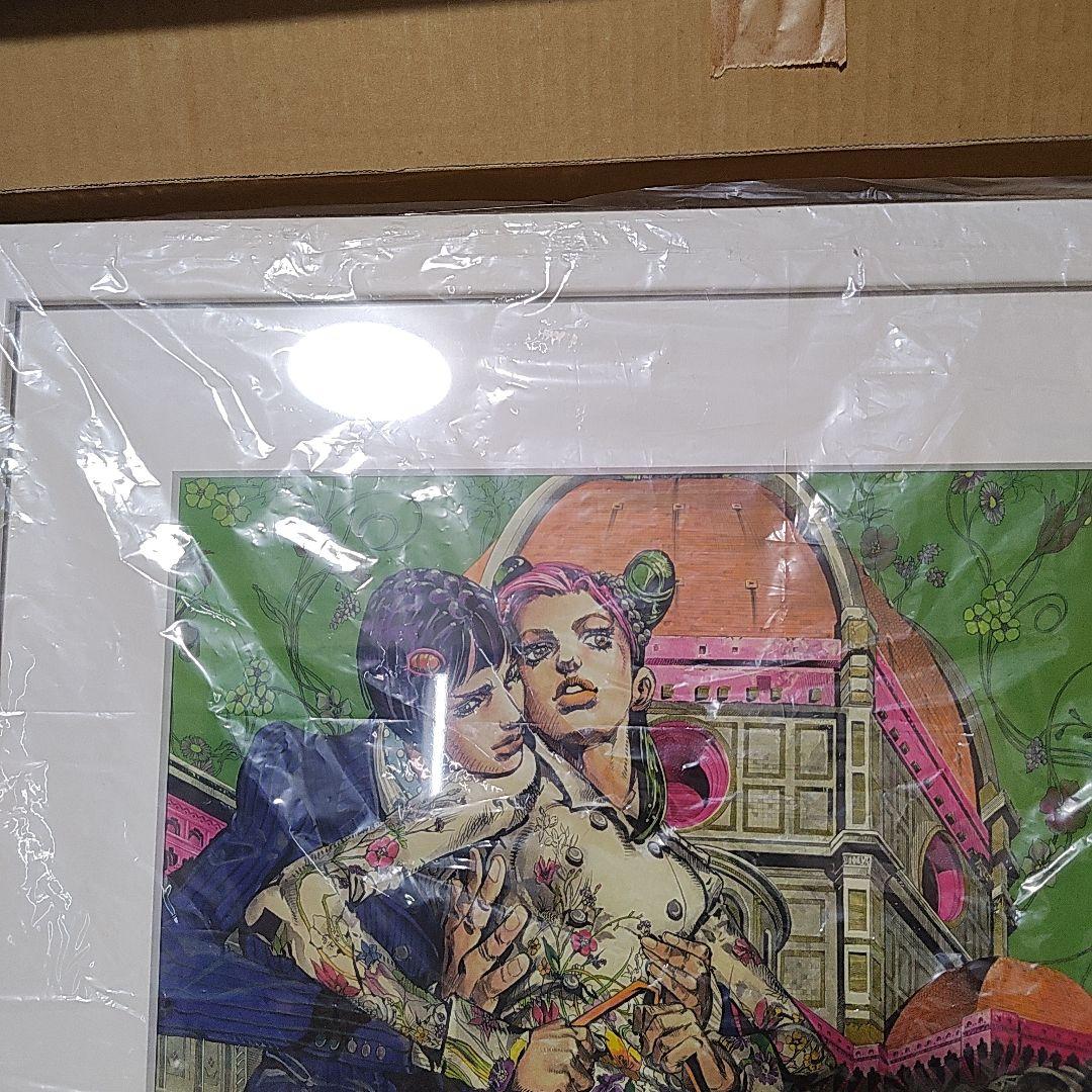 値下げ対応中】ジョジョの奇妙な冒険 徐倫＆ブチャラティ 複製原画