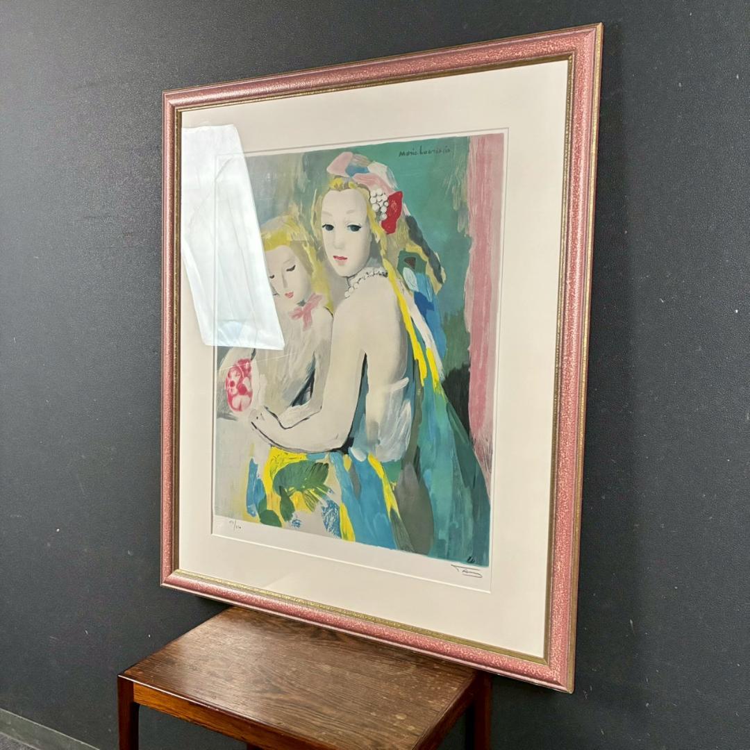 美品 マリー・ローランサン「夢想（二人の女）」リトグラフ 刷師サイン