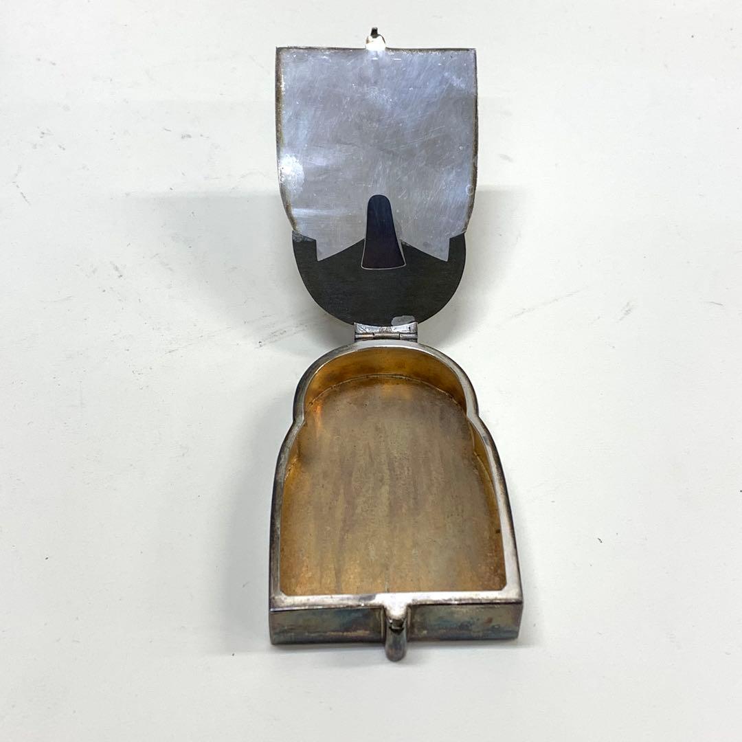 蓋付き楊枝入れ 生駒時計店 生駒製銀製 1932年 5月 戦前