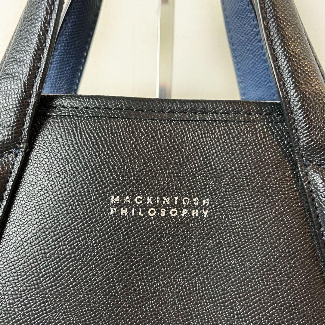 マッキントッシュ レザー ビジネスバッグ スーツケース 2WAY ブラック