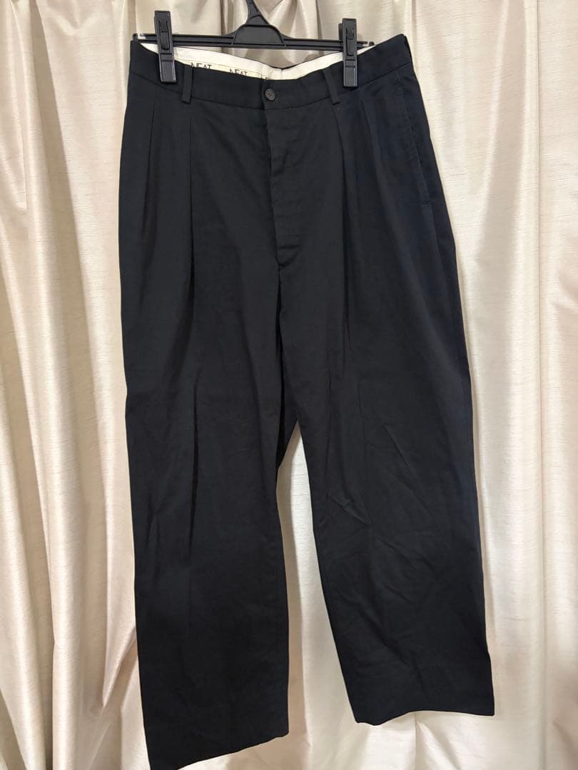 NEAT CHINO 黒 46 チノパンスラックスニート