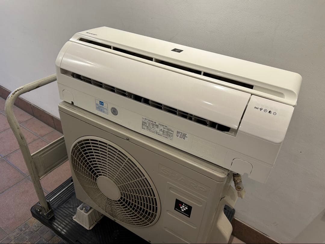 AY-N25D-W 2022年製 8畳用ルームエアコン 室内外機 シャープ