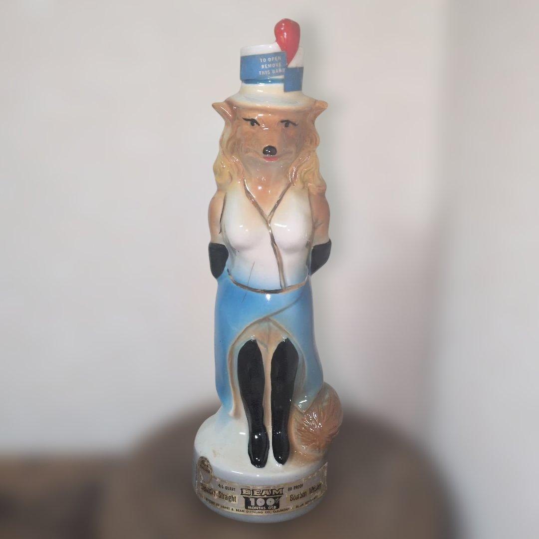 Jim BEAM バーボンウイスキー 未開栓 陶器ボトル 古酒 750ml