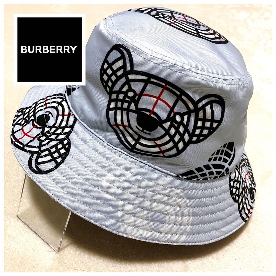 現行・美品✨バーバリー BURBERRY キッズ トーマスベア バケットハット トーマスベア コットン バケットハット (ハニー) - チルドレンズ