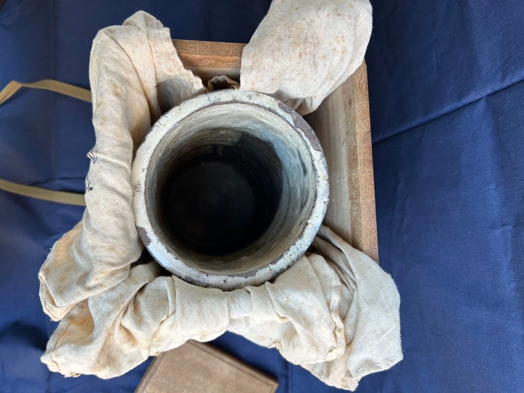 ◎ 粉引花器 時代物 茶器 床飾 骨董