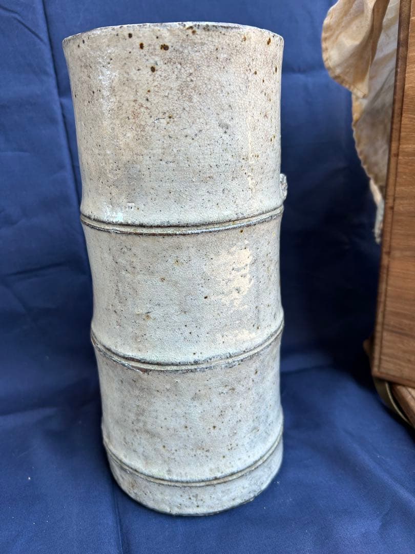 ◎ 粉引花器 時代物 茶器 床飾 骨董