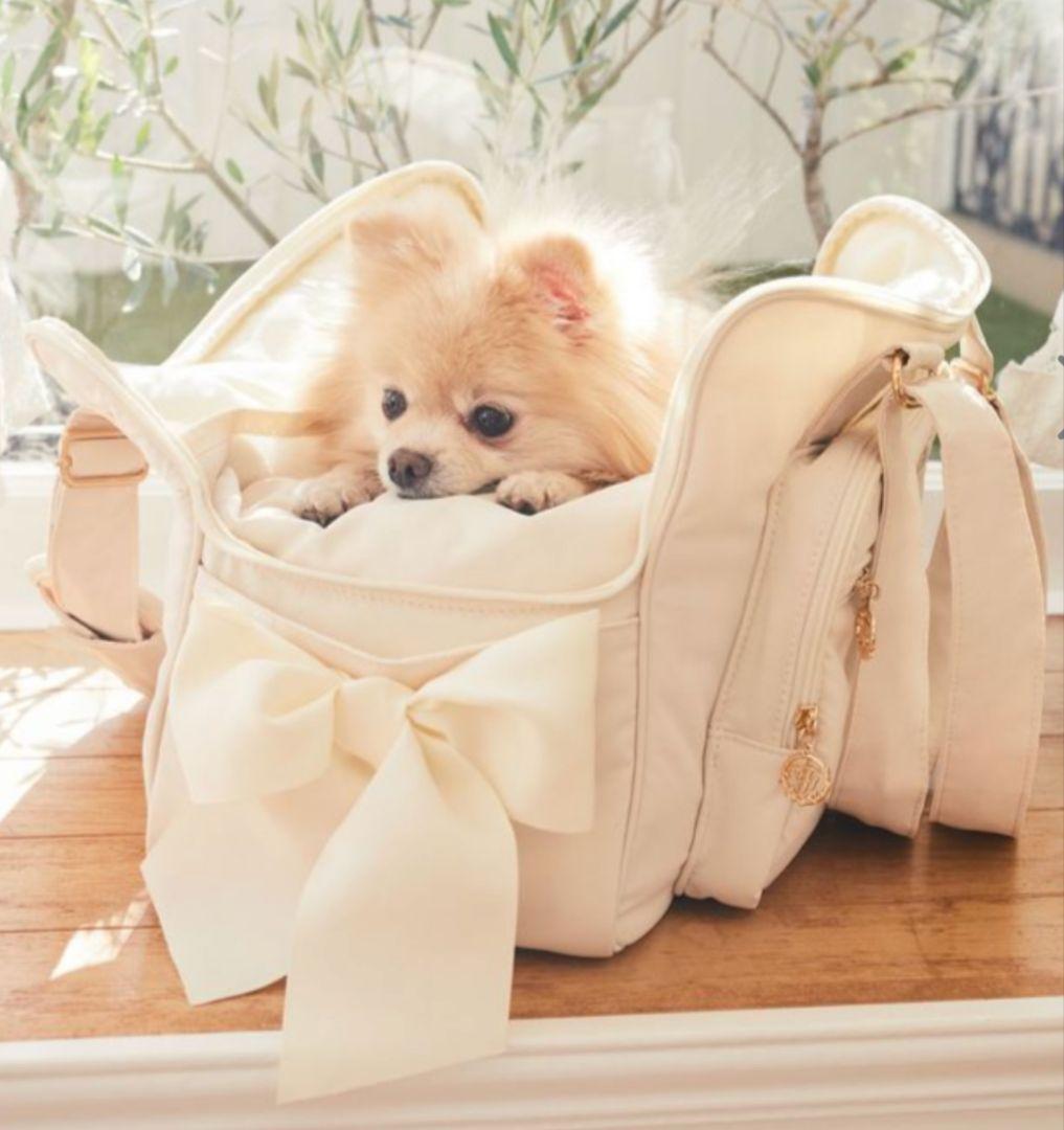 新品】Maison de FLEUR 撥水 サイドリボンキャリーバッグ