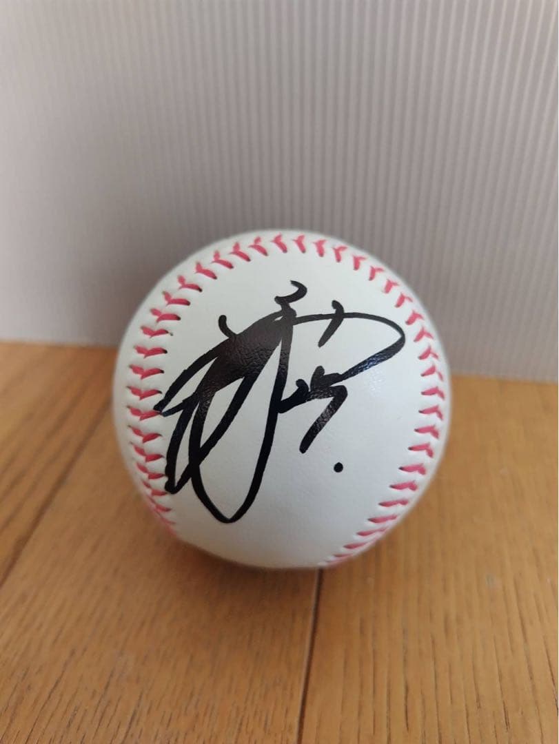 岡本和真 2023年侍ジャパン日本代表 ロゴ入り直筆サインボール 証拠