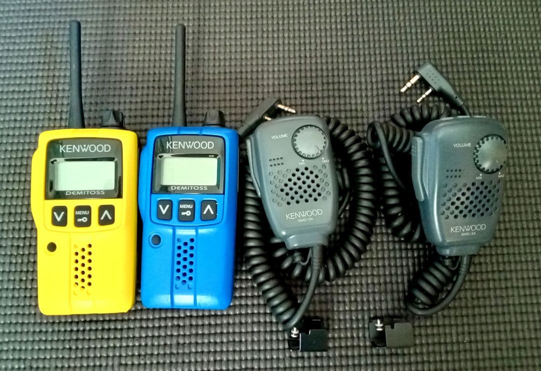 ケンウッド トランシーバー UBZ-EA20R 2台セット（マイクロホン付）