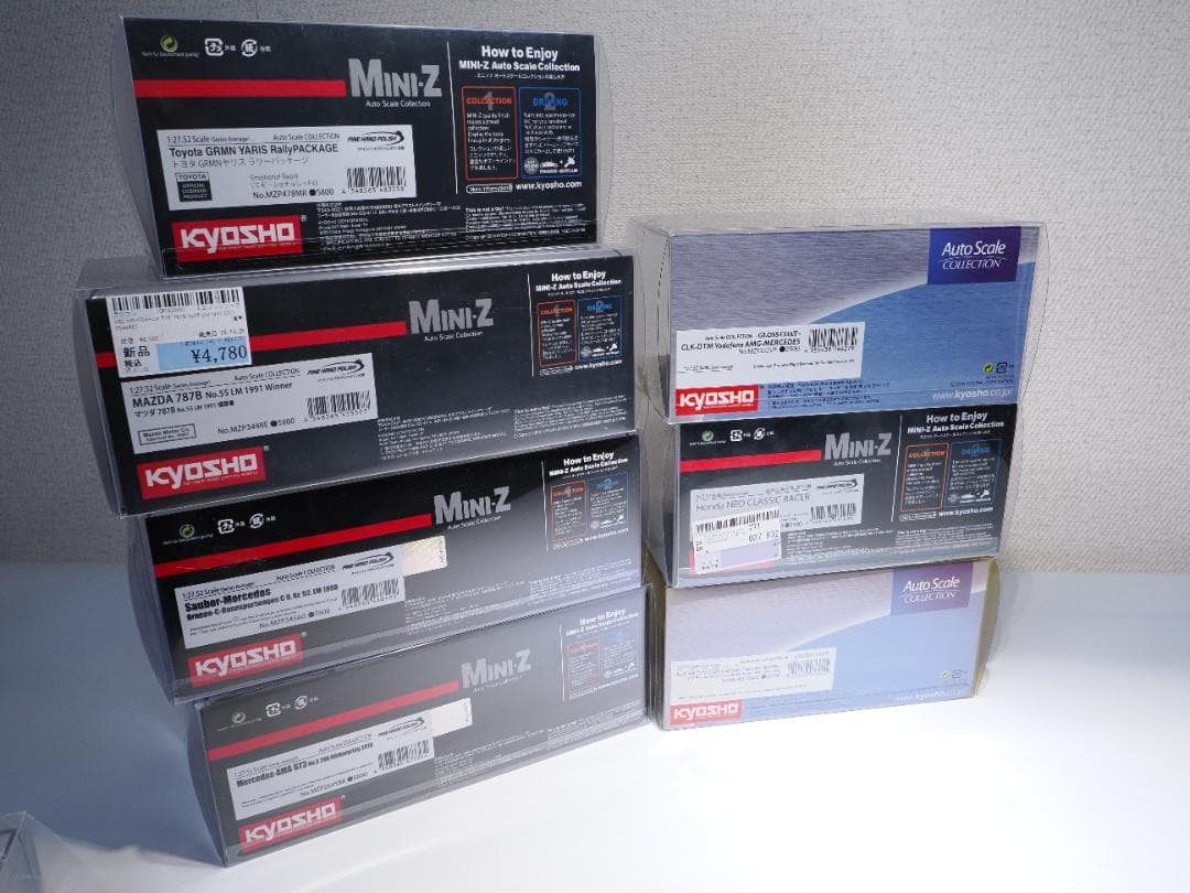 京商 ミニッツ MINI-Z ASC ケース8個セット※全てダミーシャーシ付