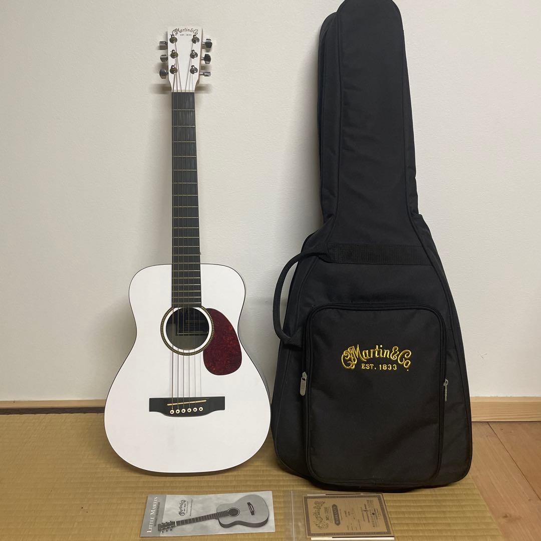 廃盤超希少✨Martin LX WHITE リトルマーチン トラベルギター 白