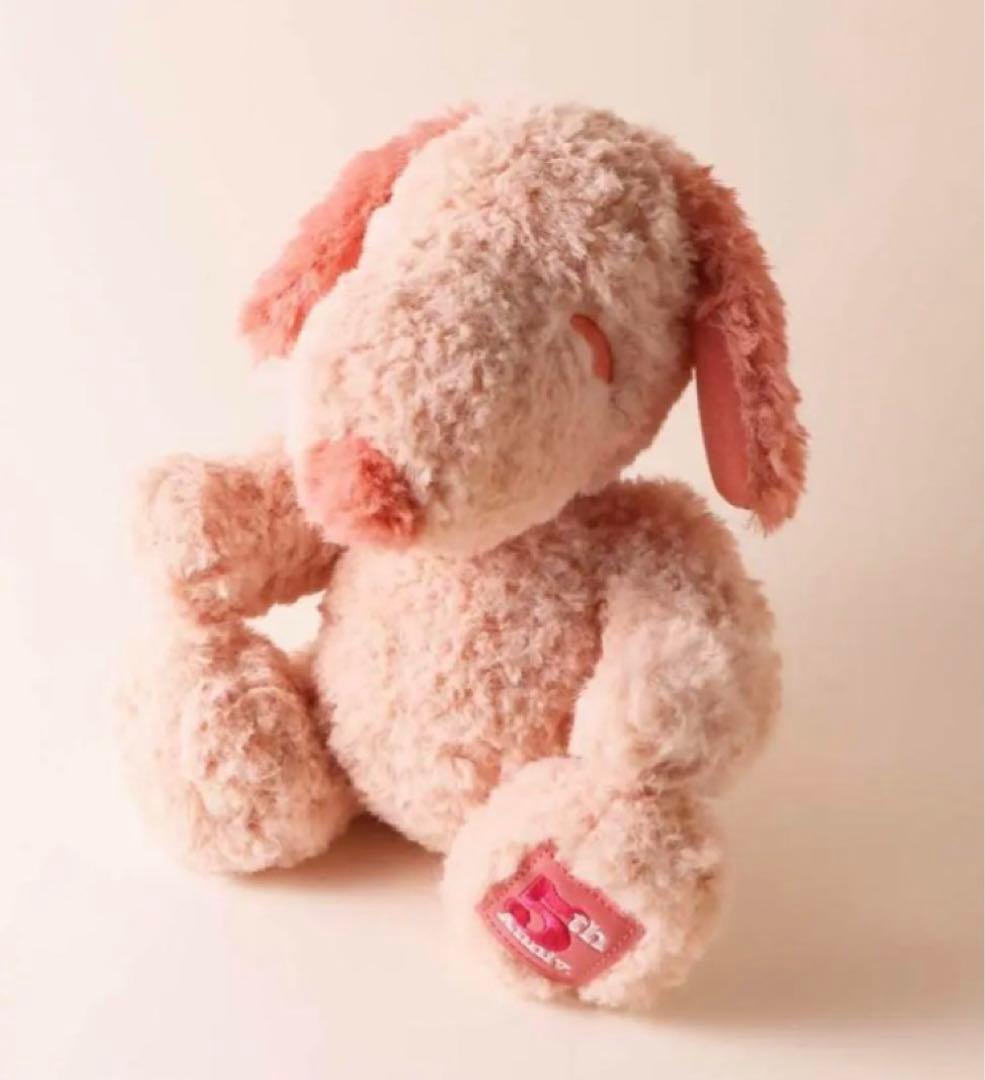 新品未開封★ピーナッツホテル5周年シリアルナンバー入りぬいぐるみ　スヌーピー