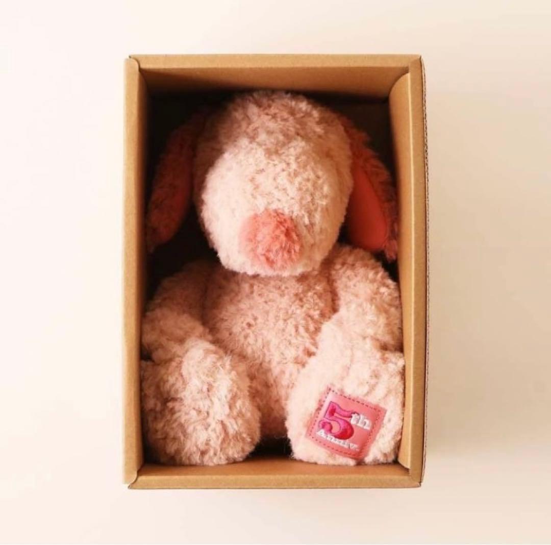 新品未開封★ピーナッツホテル5周年シリアルナンバー入りぬいぐるみ　スヌーピー