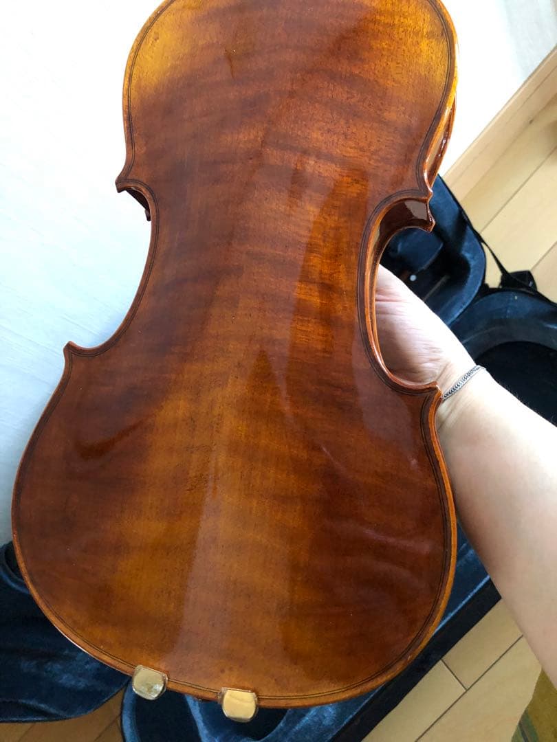 Carlo giordano VS-2 バイオリン本体 茶色 ケース付き