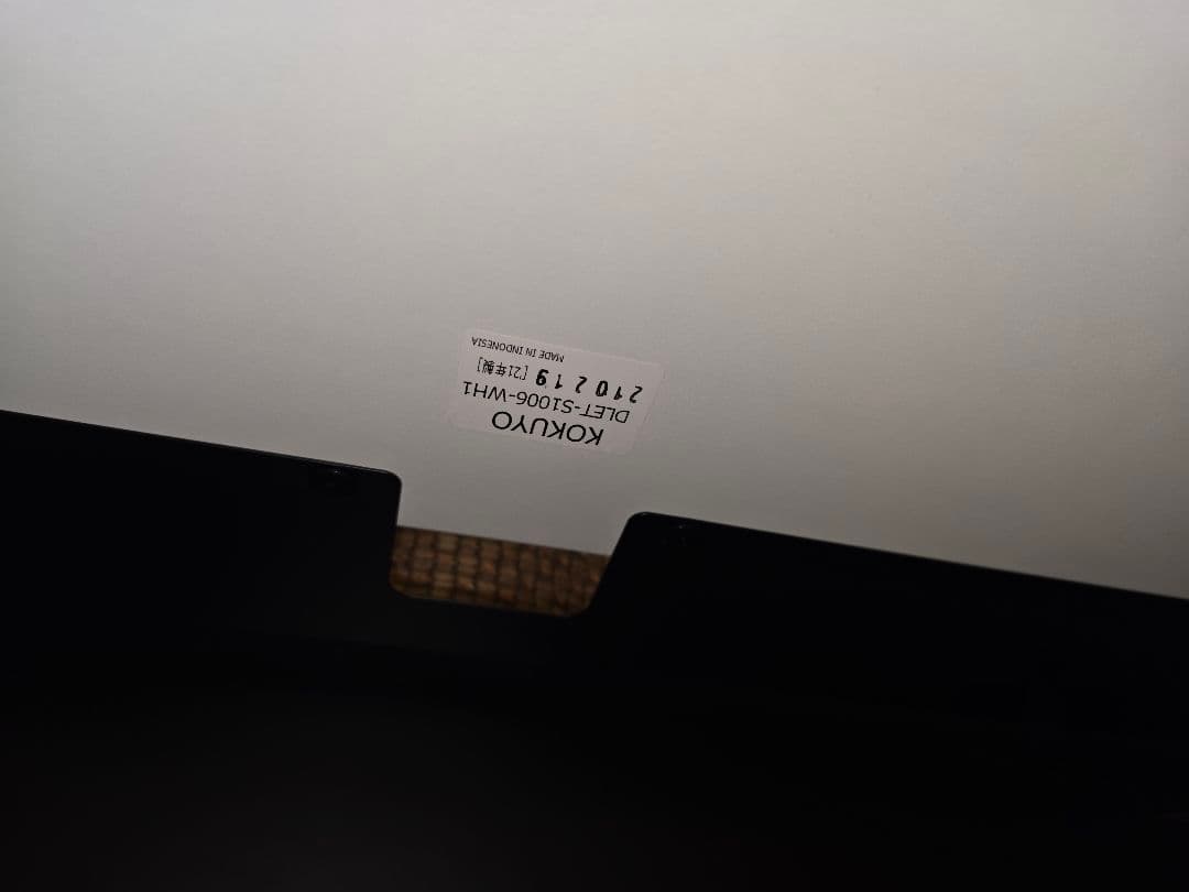 コクヨ LEAN デスク W1000×D700 天板ナチュラル 本体ブラック