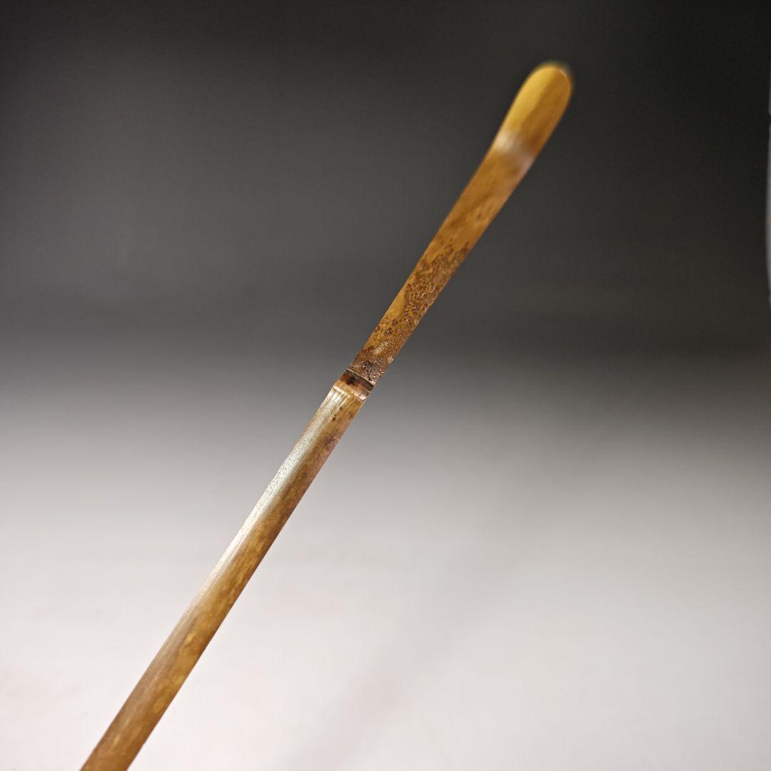 イ668 茶杓『大徳寺 細合喝堂 極箱』『銘 筏舟』『竹茶杓