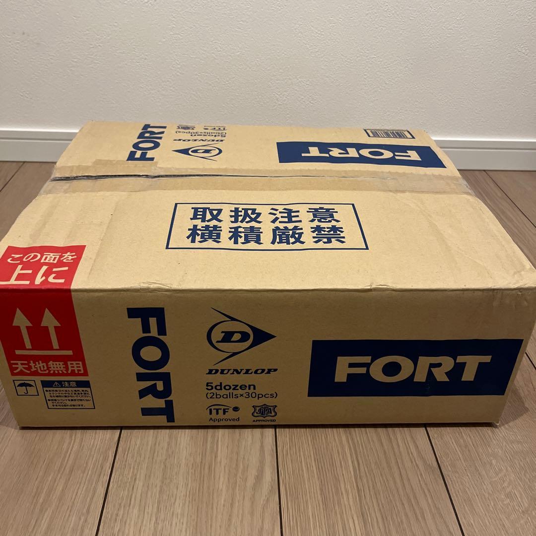 【新品】 Dunlop　ダンロップ フォート　1箱60球 新品】 Dunlop ダンロップ フォート 1箱60球 - メルカリ