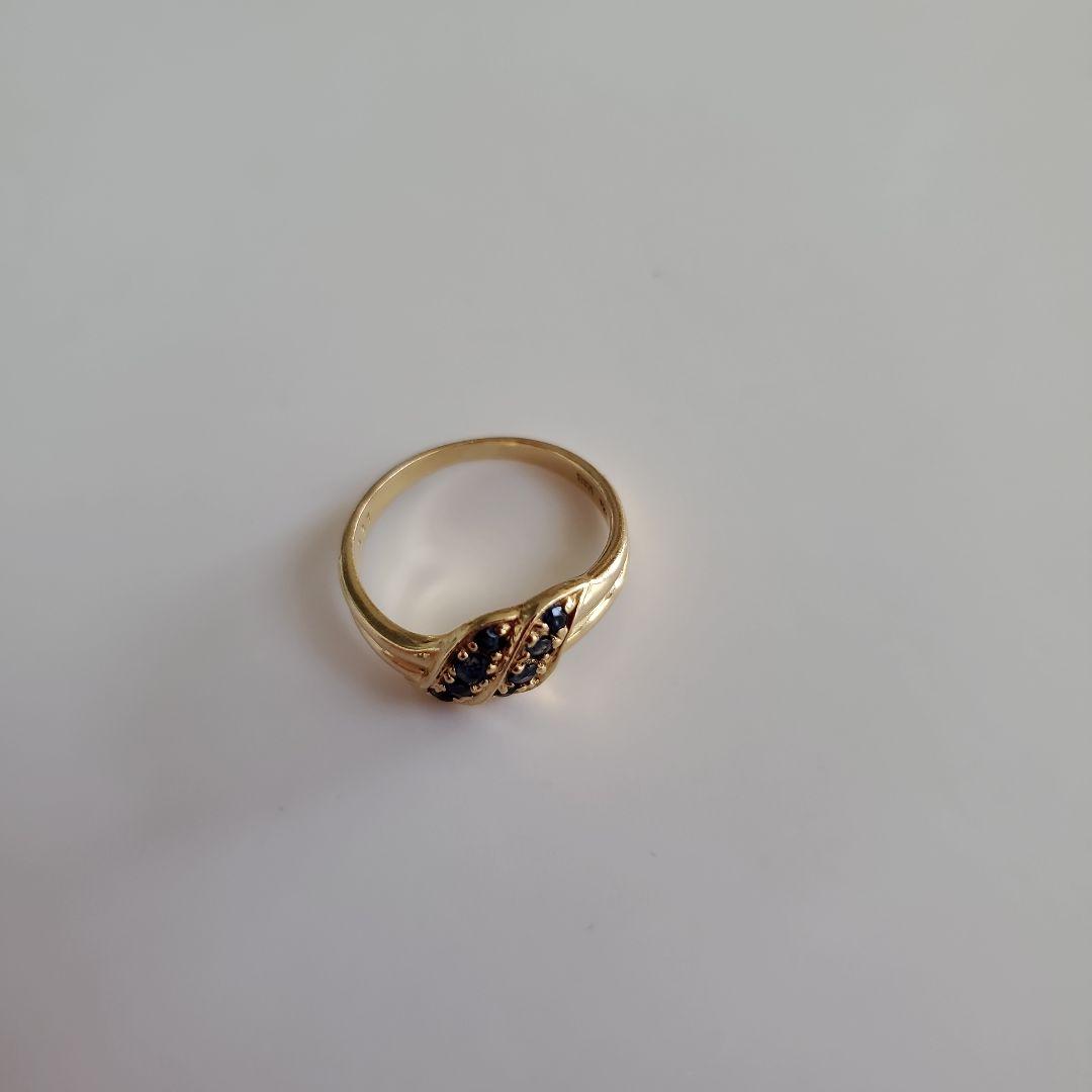 サファイア　指輪