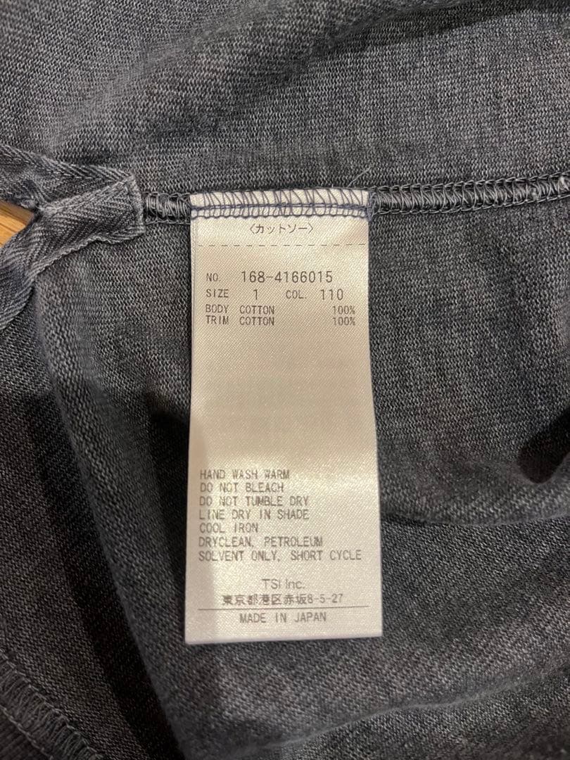 タグ付き未使用品 yleve ラガーシャツ 1 ブルー