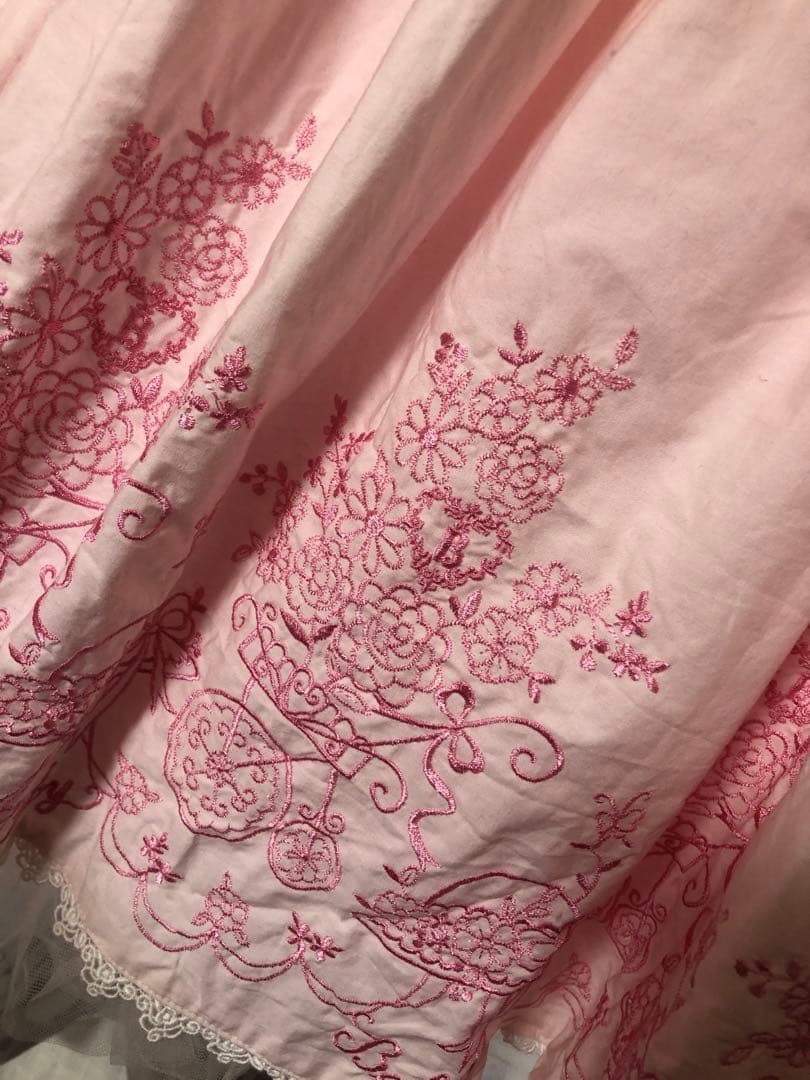 ベイビーザスターズ花車刺しゅう ジャンパースカート