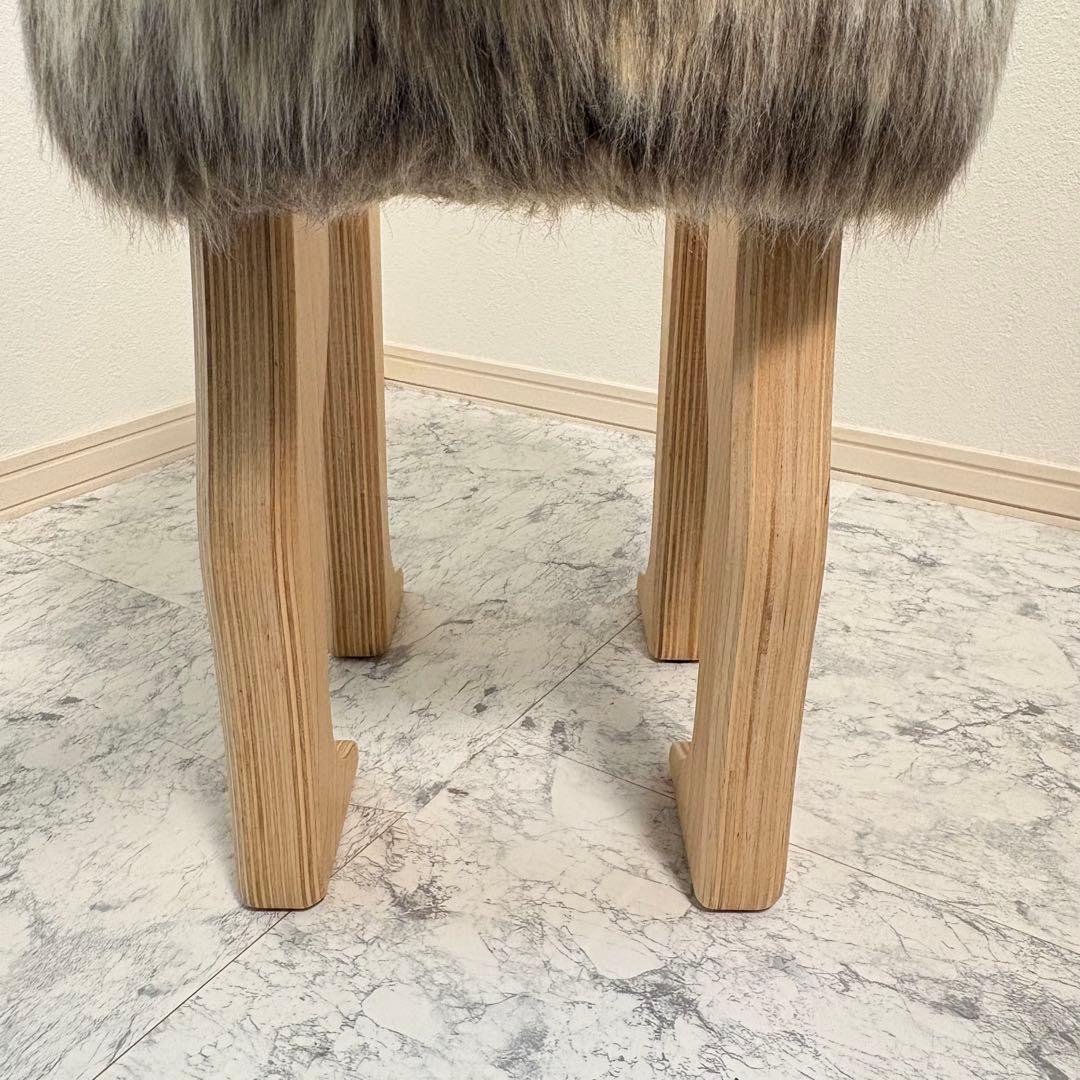 美品✨清潔✨h×TAKUMI 匠工芸 アニマルスツール Lサイズ　展示品