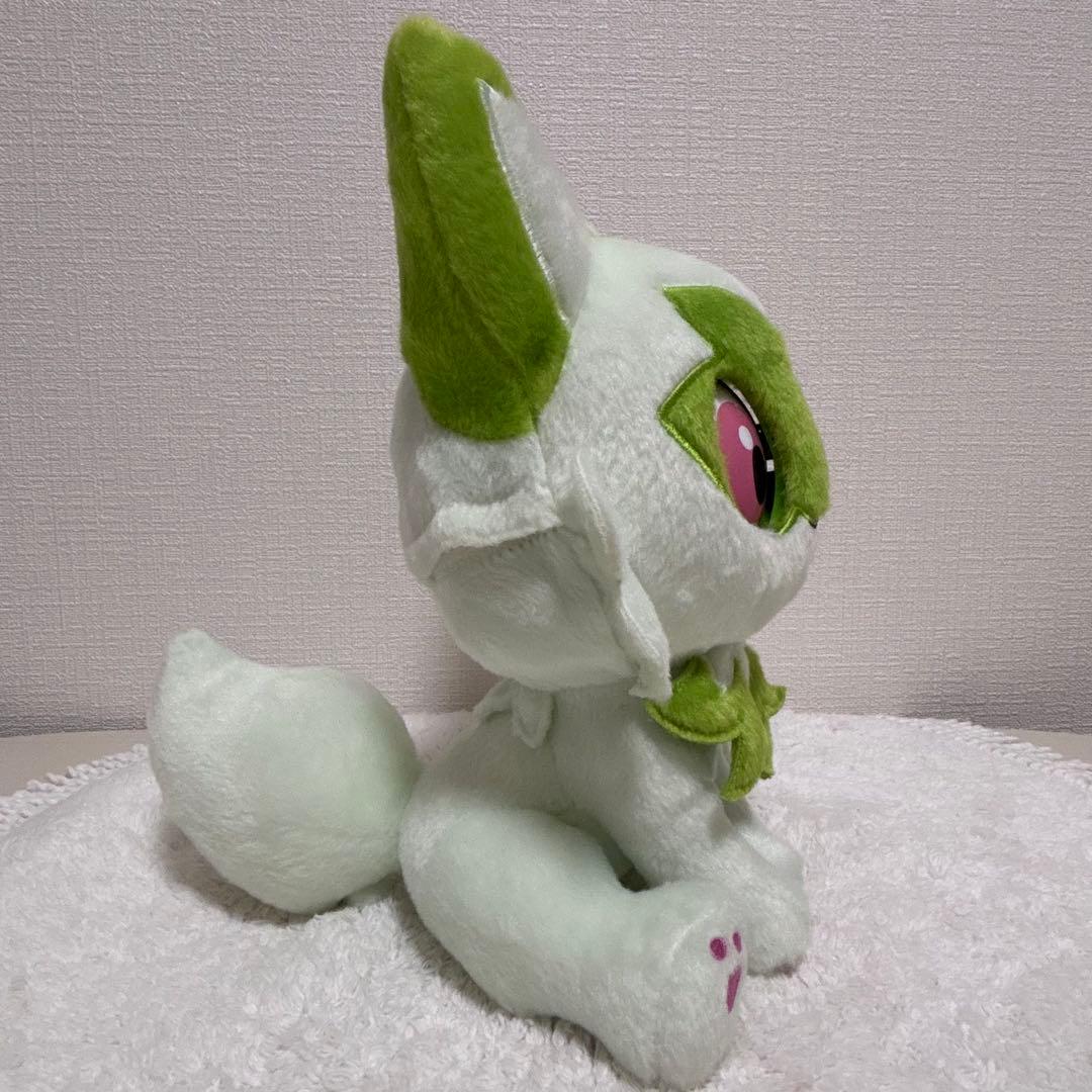 美品　ポケットモンスター なでてみつめてぱちくりニャオハ