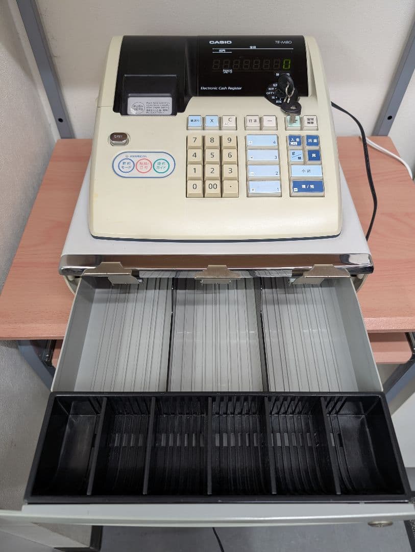 CASIO TE-M80 電子レジスター - メルカリ