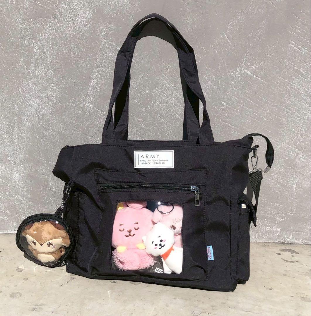 推し活 2way トートバッグ バッグ 韓国 匂わせ bts おしゃれ - メルカリ