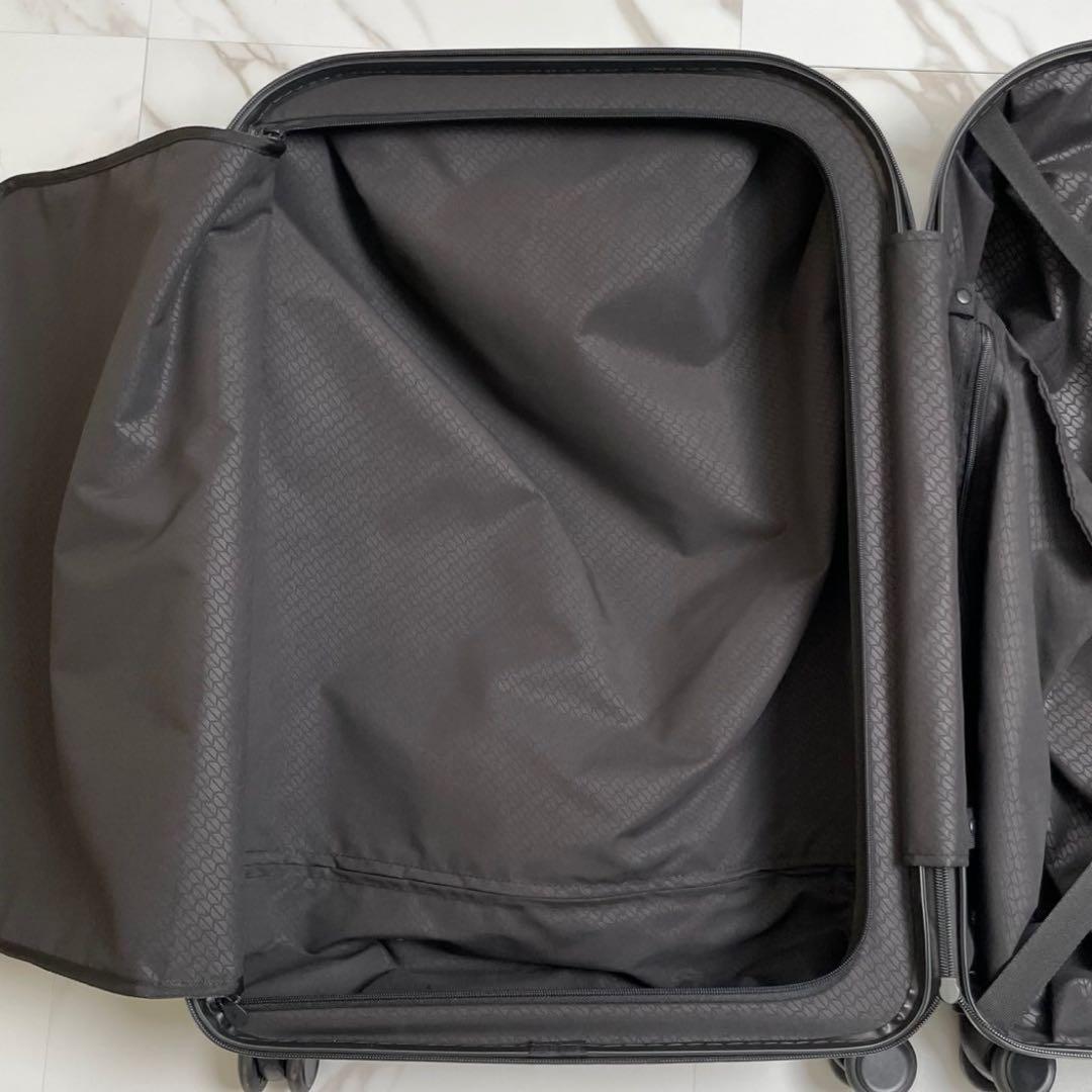 ミニクーパー キャリーケース 黒 旅行 ロゴ 4輪 ファスナー ロック式