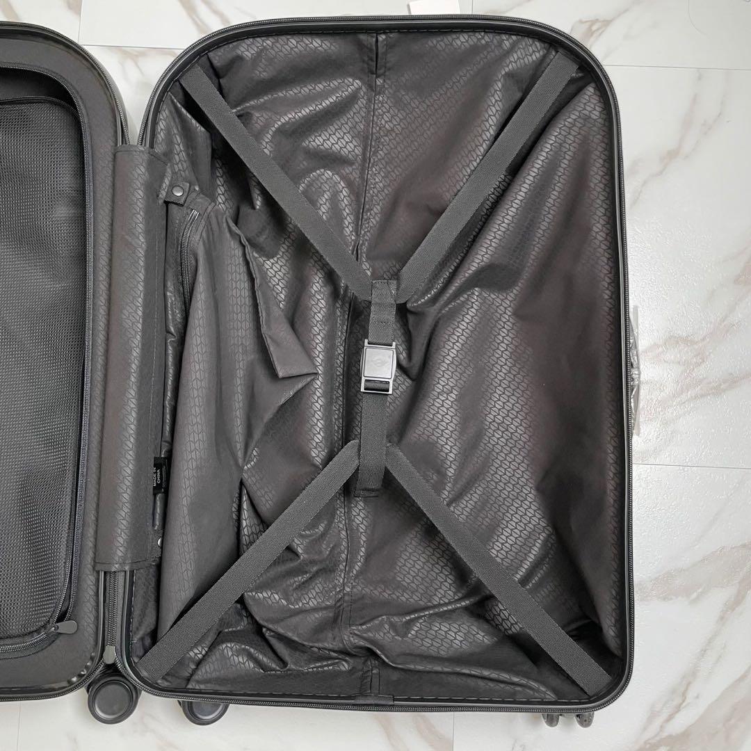 ミニクーパー キャリーケース 黒 旅行 ロゴ 4輪 ファスナー ロック式