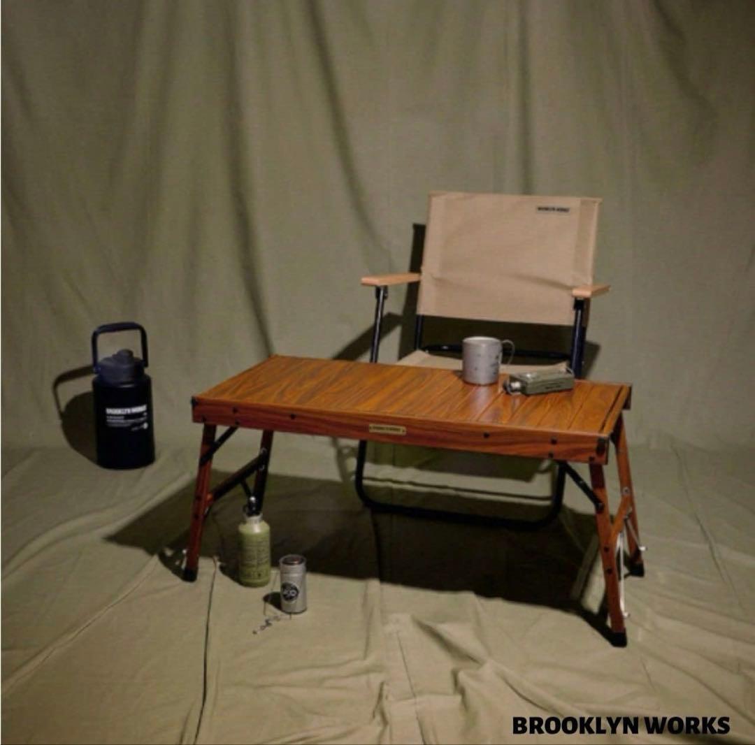 BROOKLYN WORKS 木製調 IGT規格 アウトドアテーブル｜ブルックリン