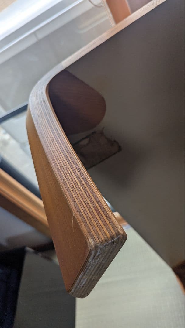 天童木工　曲木テーブル　W121D75.5H33.5