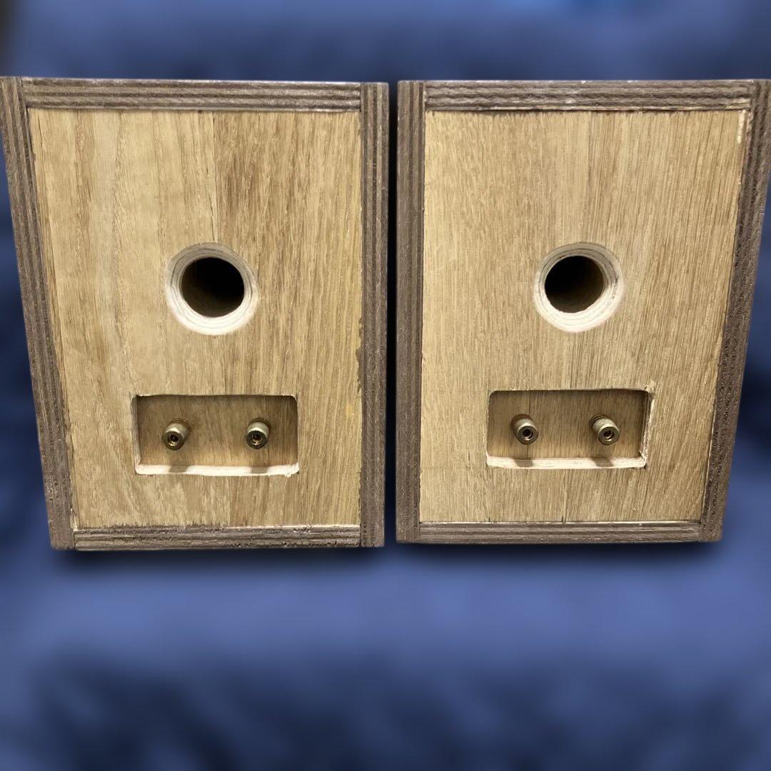 【新年特価】《完動品》木製スタック型スピーカー 2ウェイ2スピーカー