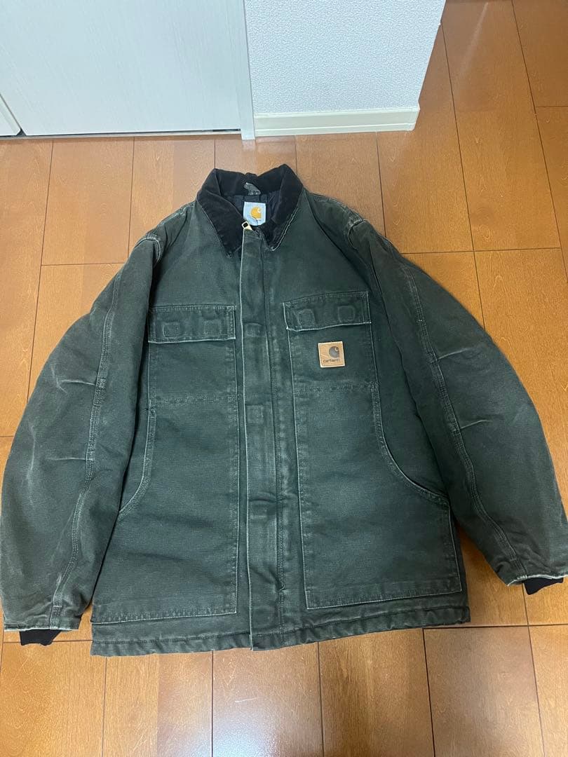 希少 SサイズCarhartt トラディショナルコート モスグリーン