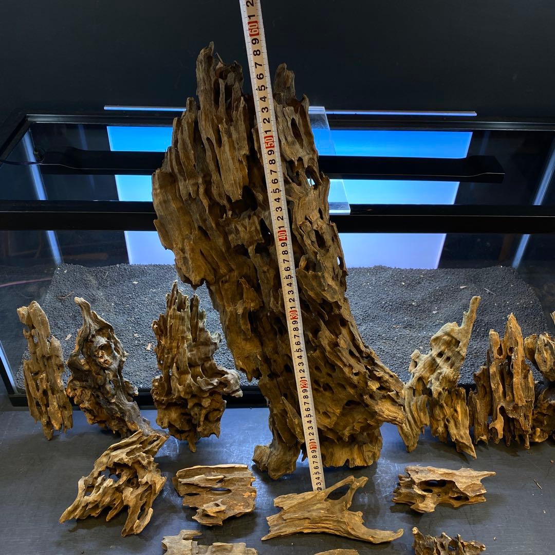 MMW-6429 マシンガンウッドレイアウトセット 90cm水槽用 流木 - メルカリ