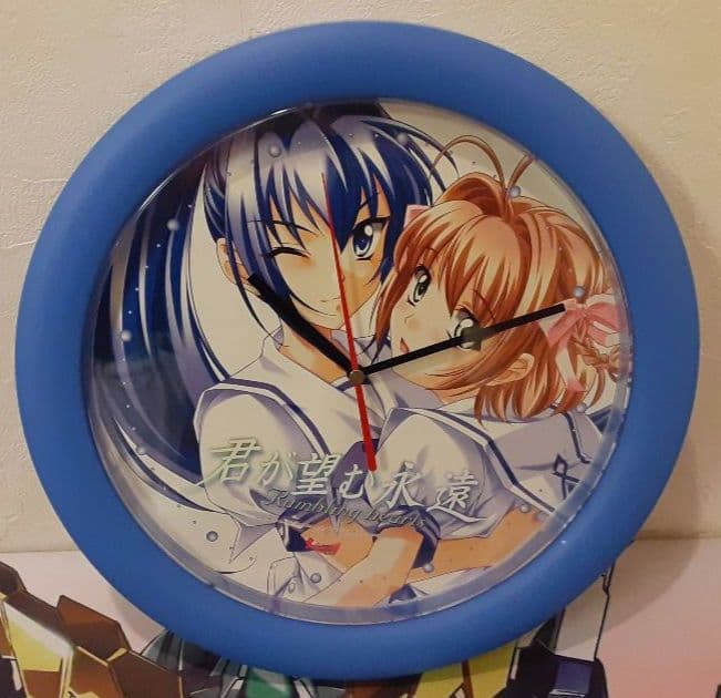 動作確認済み！ 入手困難！ 希少！ 当時物！ 君が望む永遠 壁掛け時計