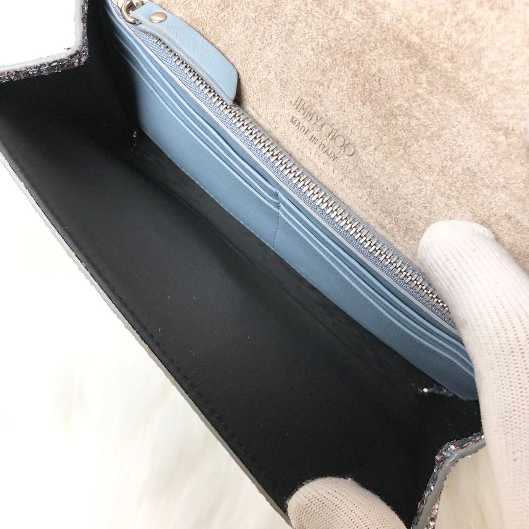 【Tu☆】ジミーチュウ チェーン ショルダー パーティバッグ グリッター