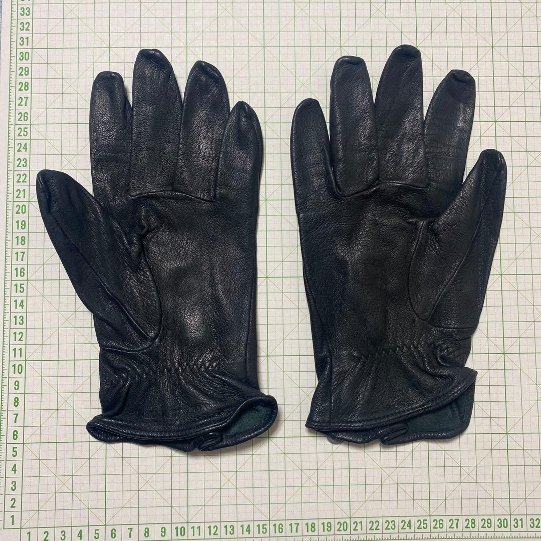 イサムカタヤマ ブラックレザー手袋 グローブMサイズ イサムカタヤマ