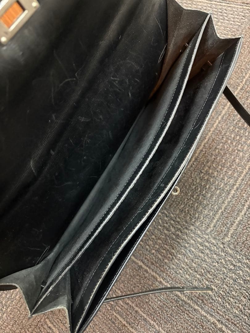 上*司様 エルメス　レザー ビジネスバッグ