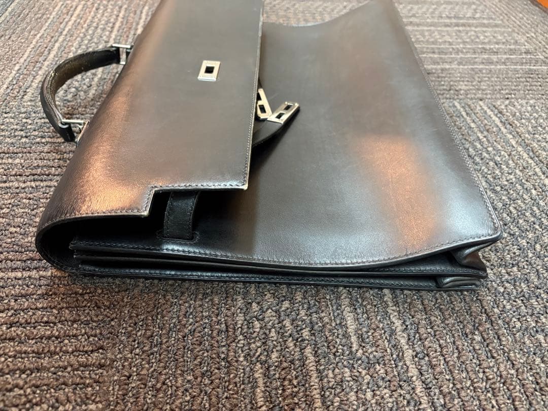 上*司様 エルメス　レザー ビジネスバッグ