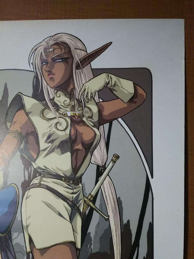 ロードス島戦記 ディードリット＆ピロテース B2ポスター 画鋲穴なし