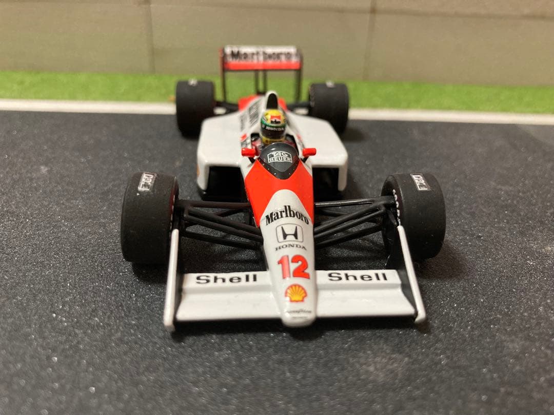 ミニチャンプス(マルボロ仕様)‼️マクラーレンホンダMP4/4 アイルトンセナ