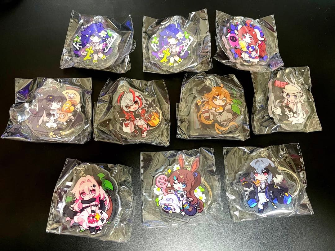 アークナイツ 会場限定ガチャ アクリルキーホルダー 10点セット