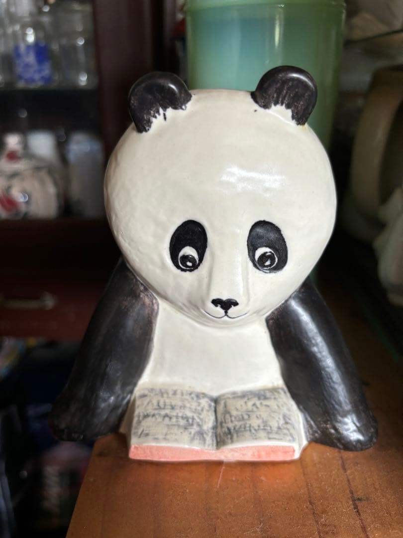 リサ・ラーソンLisaLarsonパンダyonda？新潮文庫非売品オブジェ元箱付